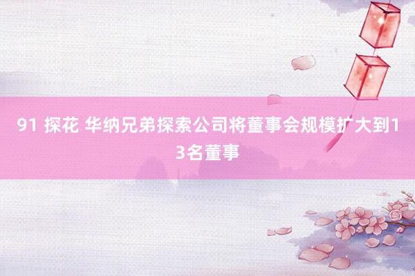 91 探花 华纳兄弟探索公司将董事会规模扩大到13名董事