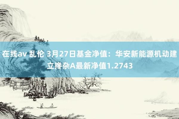 在线av 乱伦 3月27日基金净值：华安新能源机动建立搀杂A最新净值1.2743