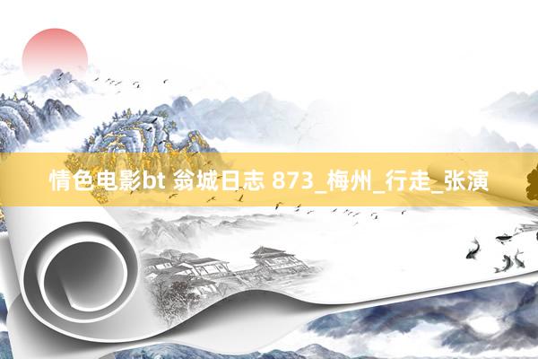 情色电影bt 翁城日志 873_梅州_行走_张演
