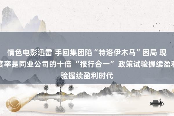 情色电影迅雷 手回集团陷“特洛伊木马”困局 现实用度率是同业公司的十倍 “报行合一” 政策试验握续盈利时代